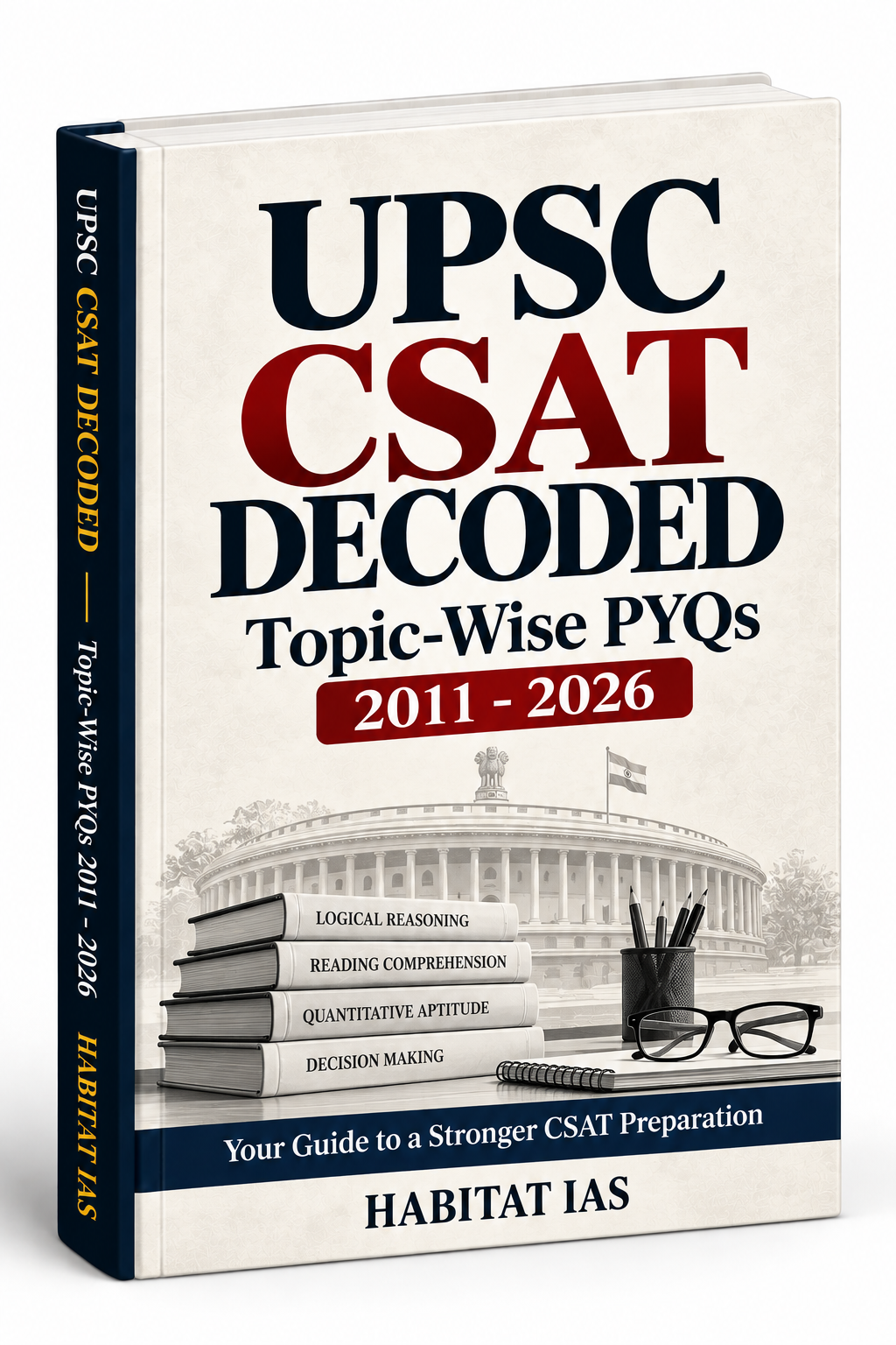 UPSC CSAT Decoded Topic-Wise PYQs 2011-2026 book cover